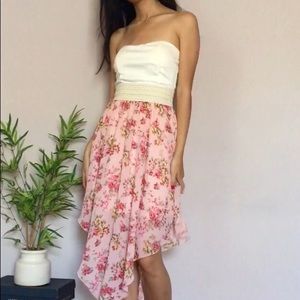 Floral Dress With Pink Flowers